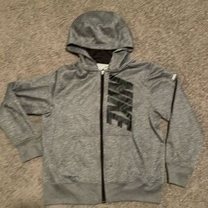 Nike dri-fit zip up hoodie; size medium